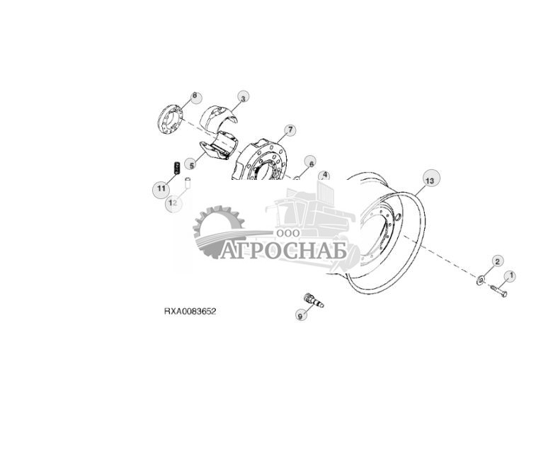 СТАЛЬНЫЕ ДИСКОВЫЕ ЗАДНИЕ КОЛЕСА (СТУПИЦА С 10 БОЛТАМИ) - ST104593 693.jpg